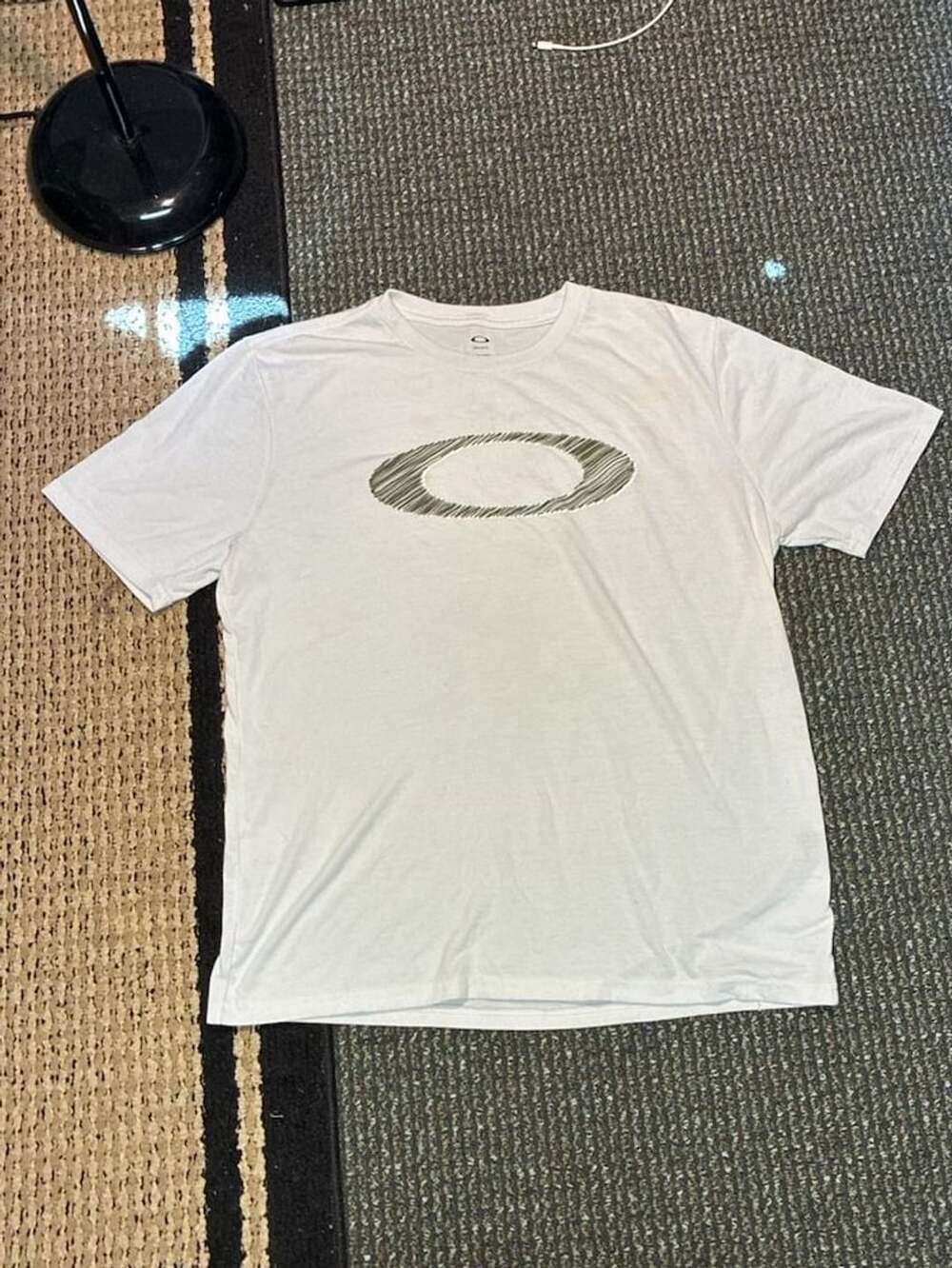 Oakley Ellipse T-Shirt US/EU L White Cotton Regular Fit